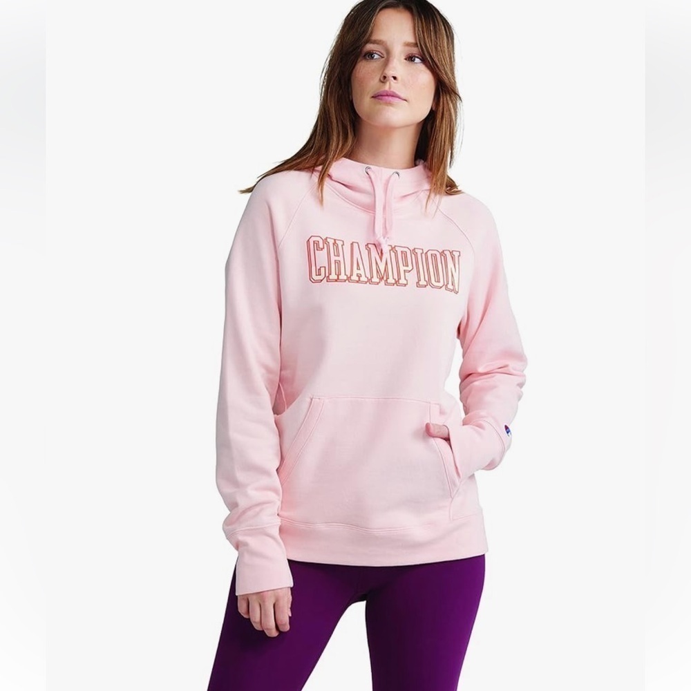 Champion Women's Light Pink Hoodie